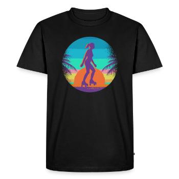 Roller Skates Roller Skating Girls Women Skates Kids - Men's Premium Organic T-Shirt - black - Front - Nico (187cm)