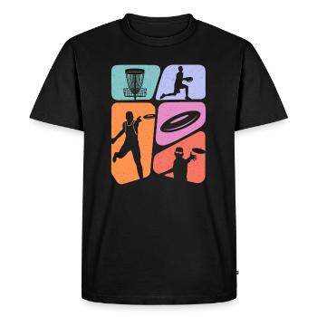Disc Golf Sports Disc Golfers Disc Golfers Boys - Men's Premium Organic T-Shirt - black - Front - Nico (187cm)