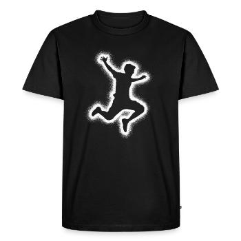 Parkour Running Freerunning Freerunner Men - Men's Premium Organic T-Shirt - black - Front - Nico (187cm)