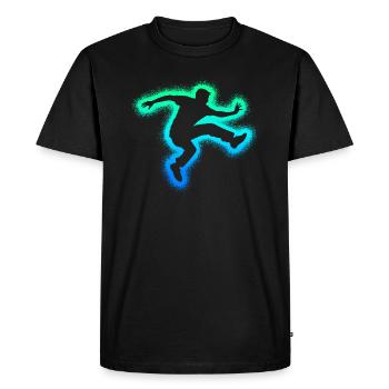 Parkour Running Freerunner Kids Freerunning - Men's Premium Organic T-Shirt - black - Front - Nico (187cm)
