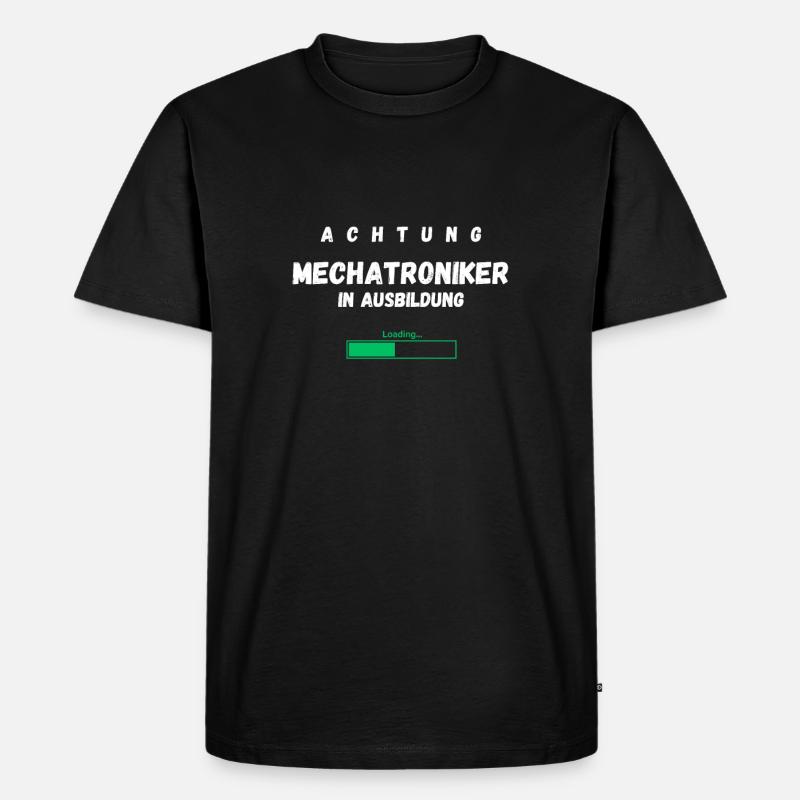 Mechatronics technician in training Profession Funny saying - Men's Premium Organic T-Shirt - black