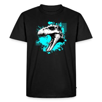 Dinosaures dinosaures - T-shirt Premium bio Homme - noir - Devant - Nico (187cm)