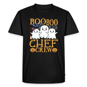 Cook uu Funny Chef Chef - Men's Premium Organic T-Shirt - black - Front - Nico (187cm)