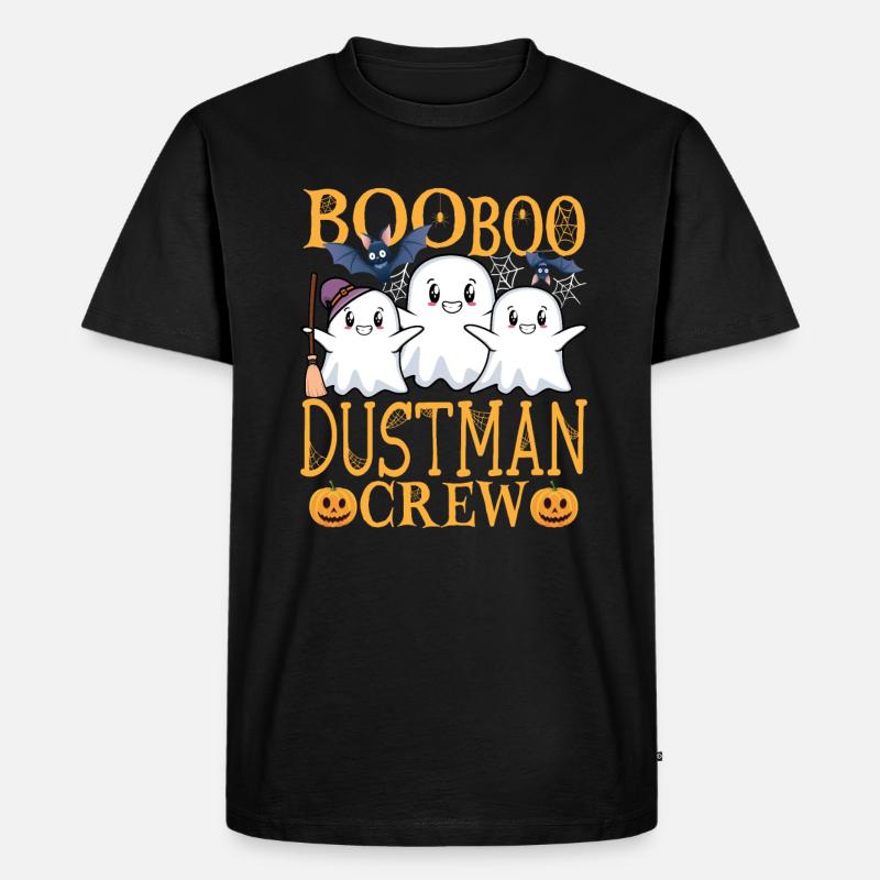 Müllmann Beruf Müllabfuhr Müllwerker - Männer Premium Bio T-Shirt - Schwarz