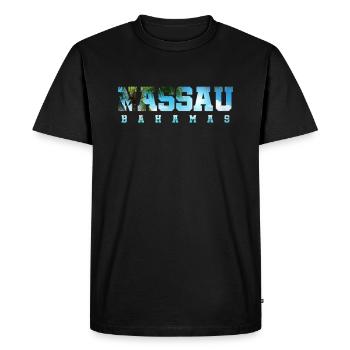 Bahamas Nassau Bahamas Nassau - T-shirt Premium bio Homme - noir - Devant - Nico (187cm)