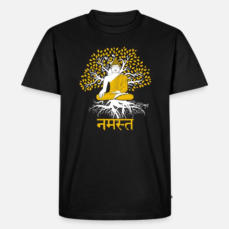 Thaïlande Buddha - T-shirt Premium bio Homme - noir