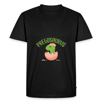 Pregosaurus - T-shirt Premium bio Homme - noir - Devant - Nico (187cm)