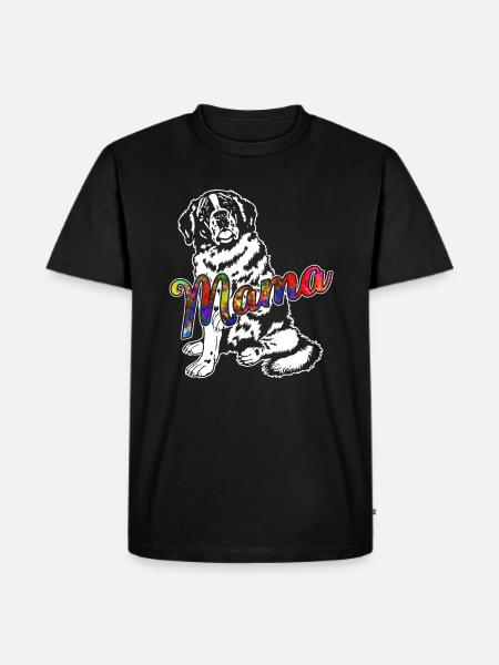 Saint Bernard Saint Bernard Mama - Men's Premium Organic T-Shirt - black