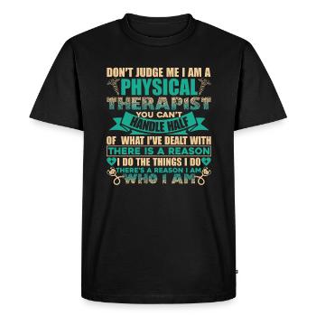 Physical Therapist I'm A Physical Therapist - Men's Premium Organic T-Shirt - black - Front - Nico (187cm)