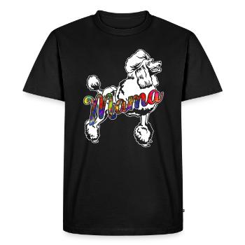 Poodle Poodle Mama - Men's Premium Organic T-Shirt - black - Front - Nico (187cm)