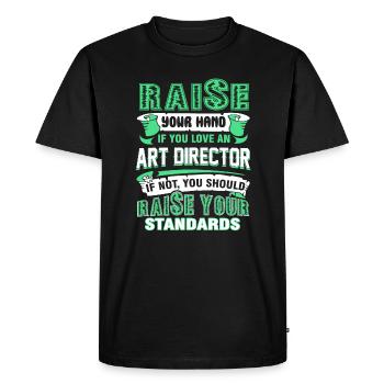 Art Director You Love An Art Director - Men's Premium Organic T-Shirt - black - Front - Nico (187cm)