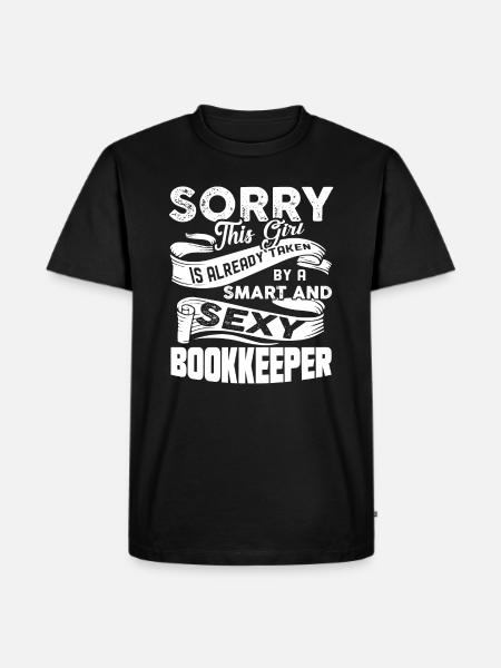 Bookkeeper Taken By Bookkeeper - Men's Premium Organic T-Shirt - black