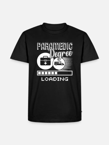 Paramedic Paramedic Degree Loading - Men's Premium Organic T-Shirt - black