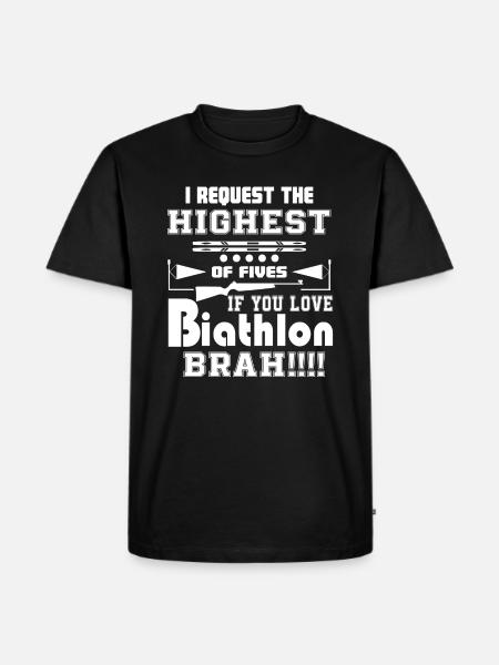 Biathlon Love Biathlon - Men's Premium Organic T-Shirt - black