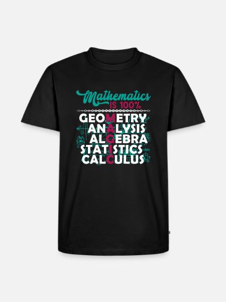 Mathematician Mathematician Mathematics Is Magic - Men's Premium Organic T-Shirt - black