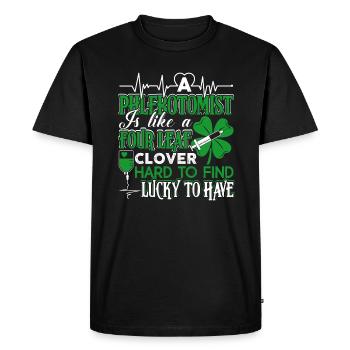 Phlebotomist Phlebotomist Is Hard To Find - Men's Premium Organic T-Shirt - black - Front - Nico (187cm)