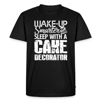 Cake Decorator Sleep With A Cake Decorator - Men's Premium Organic T-Shirt - black - Front - Nico (187cm)