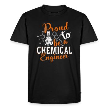 Chemical Engineer Proud To Be A Chemical Engineer - Men's Premium Organic T-Shirt - black - Front - Nico (187cm)