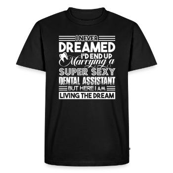 Dental Assistant Marrying A Dental Assistant - Men's Premium Organic T-Shirt - black - Front - Nico (187cm)