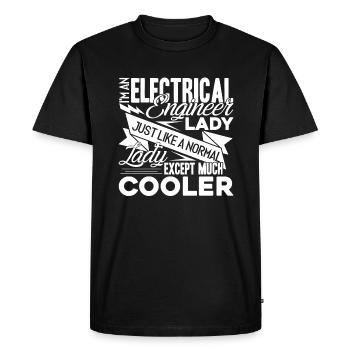 Electrical Engineer Im An Electrical Engineer Lady - Men's Premium Organic T-Shirt - black - Front - Nico (187cm)