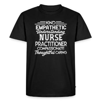 Nurse Practitioner Nurse Practitioner Kind - Men's Premium Organic T-Shirt - black - Front - Nico (187cm)