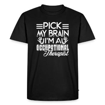 Occupational Therapy I'm A Occupational Therapist - Men's Premium Organic T-Shirt - black - Front - Nico (187cm)