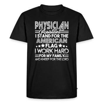 Physician Assistant Physician Assistant Stand For - Men's Premium Organic T-Shirt - black - Front - Nico (187cm)