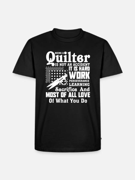 Quilter Being A Quilter - Men's Premium Organic T-Shirt - black