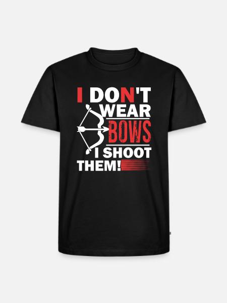 Archery Archery I Shoot Them - Men's Premium Organic T-Shirt - black