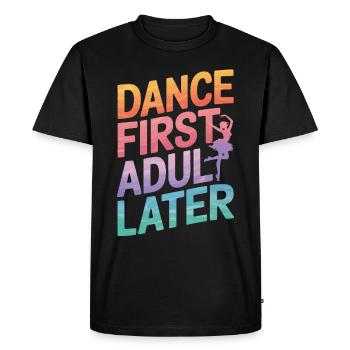 Dansant Danseurs Dansant - T-shirt Premium bio Homme - noir - Devant - Nico (187cm)