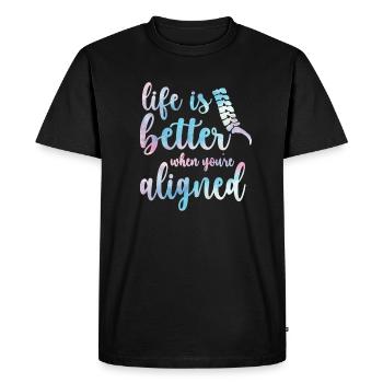 Chiropractor Chiropractic Best Chiropractor - Men's Premium Organic T-Shirt - black - Front - Nico (187cm)