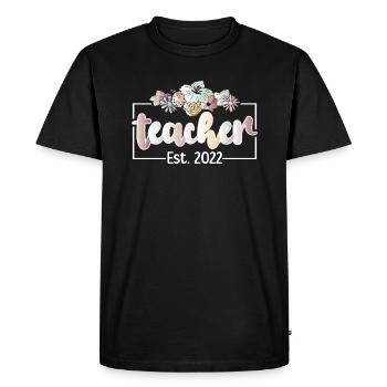 Future Teacher Teacher Training Student Teacher Training Programme - Men's Premium Organic T-Shirt - black - Front - Nico (187cm)