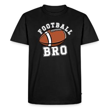 Fier frère footballeur Joueur de football frère - T-shirt Premium bio Homme - noir - Devant - Nico (187cm)