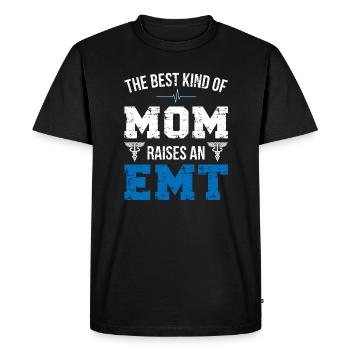 Emergency Paramedic Mother Emergency Paramedic Mom EMT - Men's Premium Organic T-Shirt - black - Front - Nico (187cm)