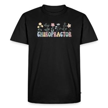 Chiropractor Gift Chiropractic Therapy - Men's Premium Organic T-Shirt - black - Front - Nico (187cm)