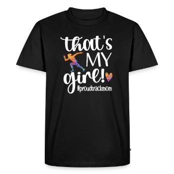 Fière mère d’athlétisme de l’athlète d’athlétisme Mama - T-shirt Premium bio Homme - noir - Devant - Nico (187cm)