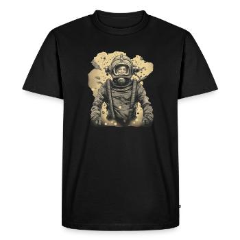 Plongeur - T-shirt Premium bio Homme - noir - Devant - Nico (187cm)