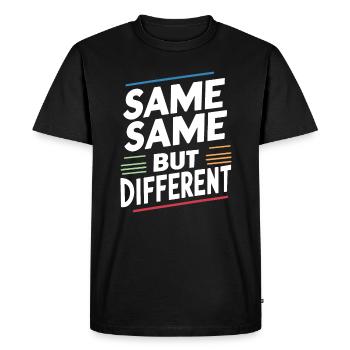 Same Same But different Thailand Traveler Backpack - Men's Premium Organic T-Shirt - black - Front - Nico (187cm)