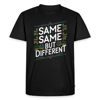 Same Same But different Thailand Traveler Backpack - Men's Premium Organic T-Shirt - black - Front - Nico (187cm)
