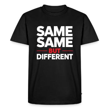 Same Same But different Thailand Traveler Backpack - Men's Premium Organic T-Shirt - black - Front - Nico (187cm)