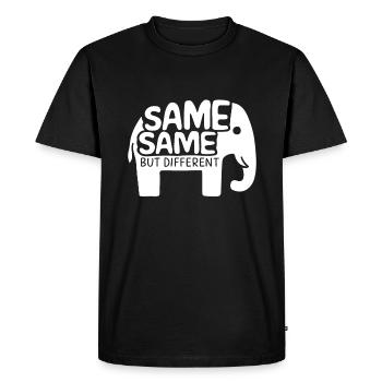 Same Same But different Thailand Traveler Backpack - Men's Premium Organic T-Shirt - black - Front - Nico (187cm)