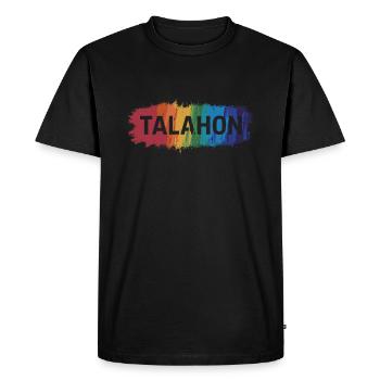 Talahon Allemand Mème Humour Drôle Talahonia - T-shirt Premium bio Homme - noir - Devant - Nico (187cm)