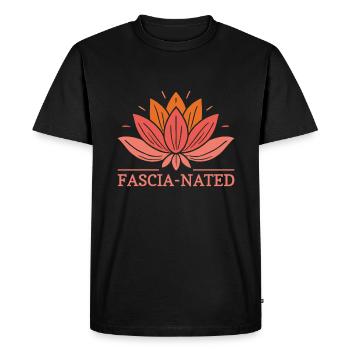 Fascia-Nated Fascia Massage Therapist Pun Lotus Fl - Men's Premium Organic T-Shirt - black - Front - Nico (187cm)