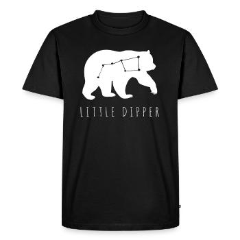 Little Dipper - Men's Premium Organic T-Shirt - black - Front - Nico (187cm)