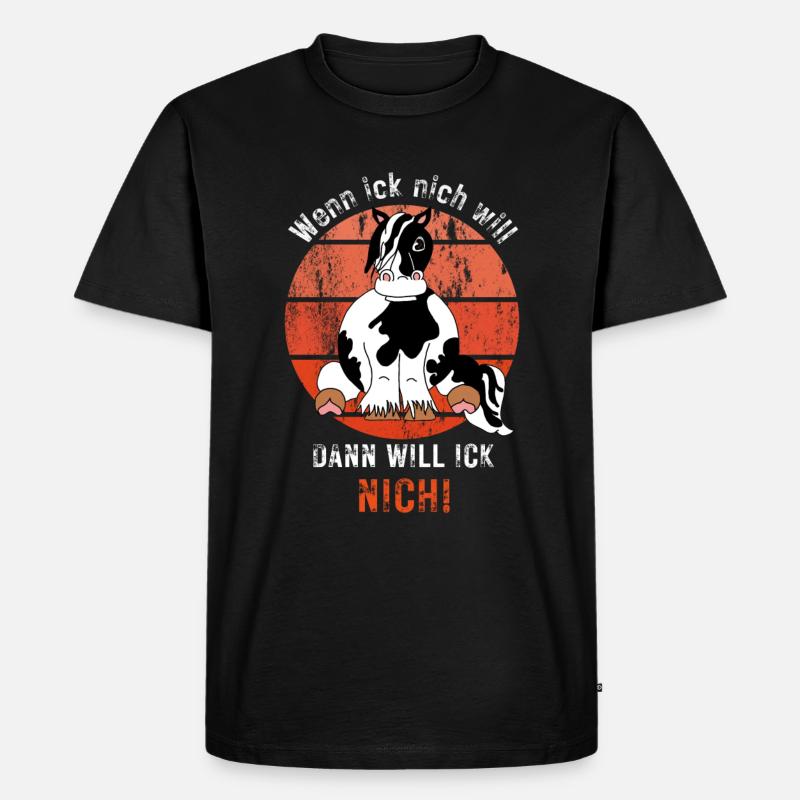 Sturer Tinker - wenn ich nicht will... - Männer Premium Bio T-Shirt - Schwarz