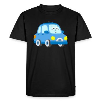 Voiture - T-shirt Premium bio Homme - noir - Devant - Nico (187cm)