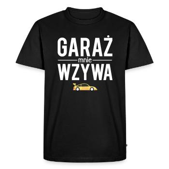 Garaz mnie wzywa mechanik polonais humour - T-shirt Premium bio Homme - noir - Devant - Nico (187cm)