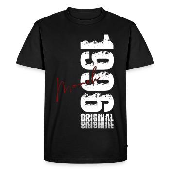 Cadeau du 30e anniversaire Mari Femme Mars 1996 - T-shirt Premium bio Homme - noir - Devant - Nico (187cm)