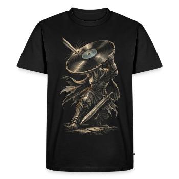 Vinyl Collector Record Collector Vinyl Records - Men's Premium Organic T-Shirt - black - Front - Nico (187cm)