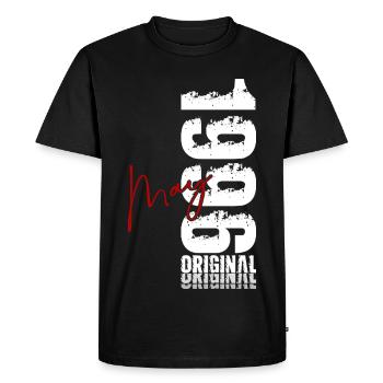 Cadeau du 30e anniversaire Original mai 1996 - T-shirt Premium bio Homme - noir - Devant - Nico (187cm)